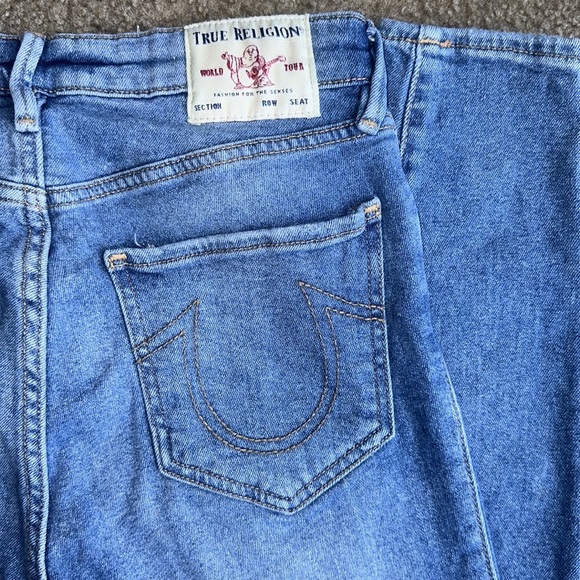True Religion High Rise Blue Skinny Jeans - Picture 7 of 10